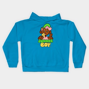 Summer Boy 2 ! Kids Hoodie